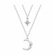 Серебряное колье SOKOLOV 94070690-91 с фианитом