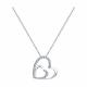 Серебряное колье SOKOLOV 94070692-91 с фианитом
