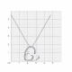 Серебряное колье SOKOLOV 94070692-91 с фианитом