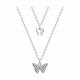 Серебряное колье SOKOLOV 94070705-91 с фианитом