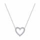Серебряное колье SOKOLOV 94070747-91 с фианитом