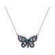 Серебряное колье SOKOLOV 94070749-91 с фианитом