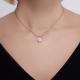 Серебряное колье SOKOLOV 94070762-91 с фианитом и жемчугом
