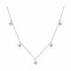 Серебряное колье SOKOLOV 94070827-91 с фианитом