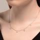 Серебряное колье SOKOLOV 94070827-91 с фианитом