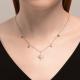 Серебряное колье SOKOLOV 94070828-91 с фианитом