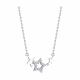 Серебряное колье SOKOLOV 94070833-91 с фианитом