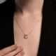Серебряное колье SOKOLOV 94070839-91 с фианитом