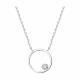 Серебряное колье SOKOLOV 94070840-91 с фианитом
