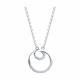 Серебряное колье SOKOLOV 94070848-91 с фианитом