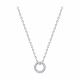Серебряное колье SOKOLOV 94070850-91 с фианитом