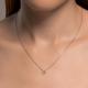 Серебряное колье SOKOLOV 94070850-91 с фианитом