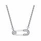 Серебряное колье SOKOLOV 94070855-91 с фианитом