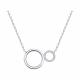 Серебряное колье SOKOLOV 94070866-91 с фианитом