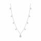 Серебряное колье SOKOLOV 94070881-91 с фианитом