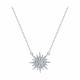 Серебряное колье SOKOLOV 94070882-91 с фианитом
