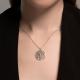 Серебряное колье SOKOLOV 94070883-91 с фианитом