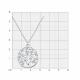Серебряное колье SOKOLOV 94070883-91 с фианитом