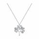 Серебряное колье SOKOLOV 94070885-91 с фианитом
