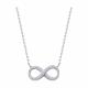 Серебряное колье SOKOLOV 94070891-91 с фианитом
