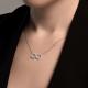 Серебряное колье SOKOLOV 94070891-91 с фианитом