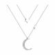 Серебряное колье SOKOLOV 94070894-91 с фианитом