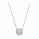 Серебряное колье SOKOLOV 94070895-91 с фианитом