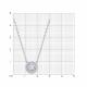 Серебряное колье SOKOLOV 94070895-91 с фианитом