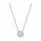 Серебряное колье SOKOLOV 94070897-91 с фианитом