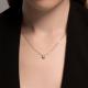 Серебряное колье SOKOLOV 94070900-91 с фианитом