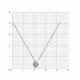 Серебряное колье SOKOLOV 94070901-91 с фианитом