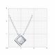Серебряное колье SOKOLOV 94070902-91 с фианитом