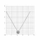 Серебряное колье SOKOLOV 94070904-91 с фианитом