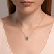 Серебряное колье SOKOLOV 94070905-91 с фианитом