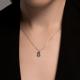 Серебряное колье 5 SOKOLOV с фианитом 94070906-91