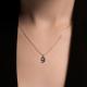 Серебряное колье 9 SOKOLOV с фианитом 94070907-91