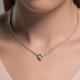Серебряное колье SOKOLOV 94070914-91 с фианитом