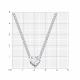 Серебряное колье SOKOLOV 94070914-91 с фианитом