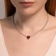 Серебряное колье SOKOLOV 94070915-91 с фианитом
