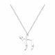 Серебряное колье SOKOLOV 94070916-91 с фианитом
