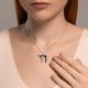 Серебряное колье SOKOLOV 94070916-91 с фианитом