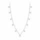 Серебряное колье SOKOLOV 94070918-91 с фианитом