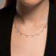 Серебряное колье SOKOLOV 94070918-91 с фианитом