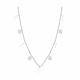 Серебряное колье SOKOLOV 94070920-91 с фианитом