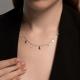 Серебряное колье SOKOLOV 94070920-91 с фианитом