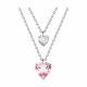 Серебряное колье SOKOLOV 94070923-91 с фианитом