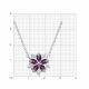 Серебряное колье SOKOLOV 94070927-91 с фианитом