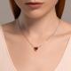 Серебряное колье SOKOLOV 94070928-91 с фианитом