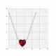 Серебряное колье SOKOLOV 94070928-91 с фианитом