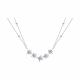 Серебряное колье SOKOLOV 94070935-91 с фианитом